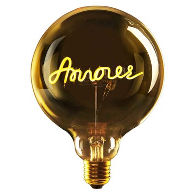 Ampoule à Message Amour Ambré MILLUMINE