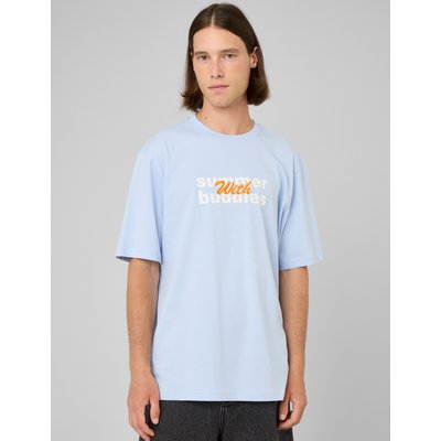 T-shirt imprimé et brodé BZB