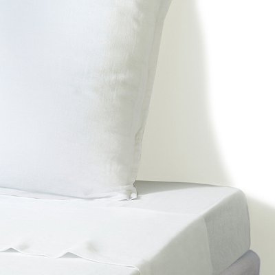 Drap plat lin lavé CAMILLE FEBRONIE