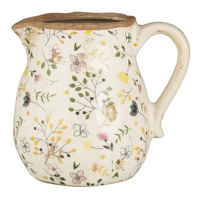 Vase pichet céramique fleurie  Meadow IB LAURSEN
