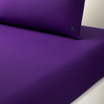 Drap housse en percale de coton, POLO PLAYER RALPH LAUREN HOME
