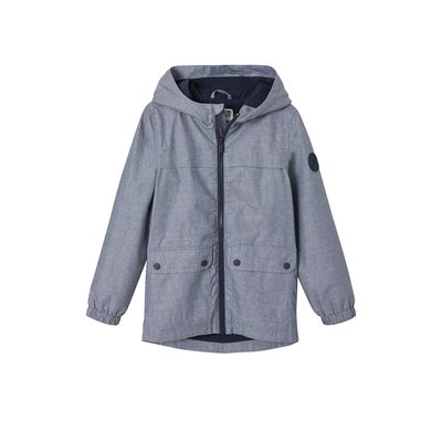Coupe-vent à capuche en chambray déperlant VERTBAUDET