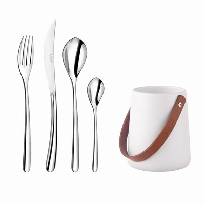 24 couverts de table avec support de rangement nomade - ELIXIR COUZON