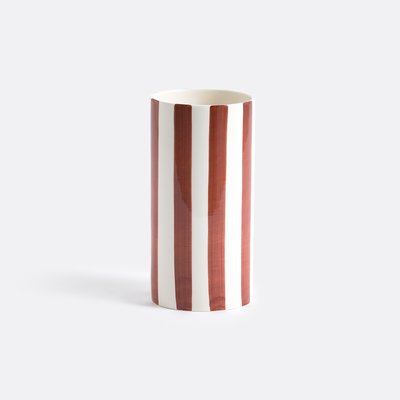 Vase en céramique à rayures, H25 cm, Jaoma LA REDOUTE INTERIEURS