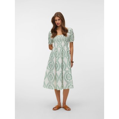 Robe Smockée VMROKAYA Robe midi VERO MODA