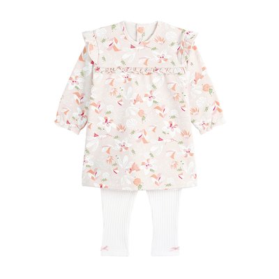 Ensemble bébé robe en molleton et legging KALAOUPE PETIT BEGUIN