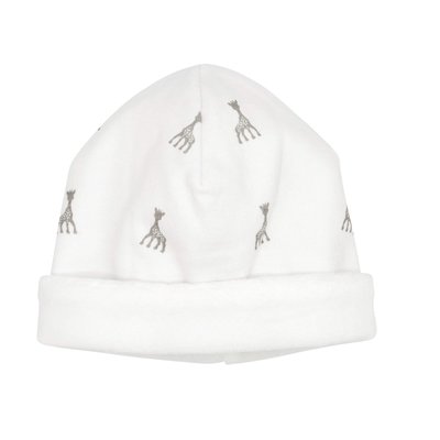 Bonnet Sophie la girafe 0 mois - Gris TROIS KILOS SEPT