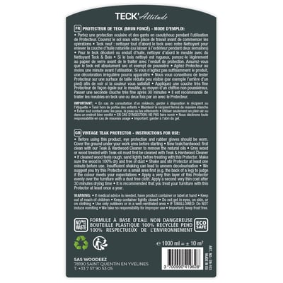 Saturateur protecteur pour teck Vintage  1 L TECK ATTITUDE