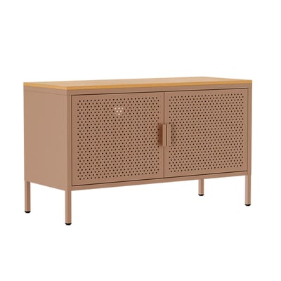Buffet en métal 2 portes 100 cm, PUNCHY OVIALA