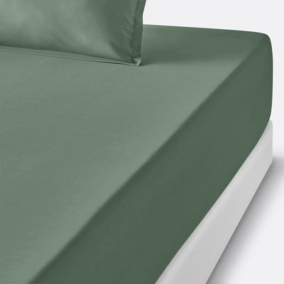 Drap housse percale coton, bonnet 35cm, Scenario LA REDOUTE INTERIEURS