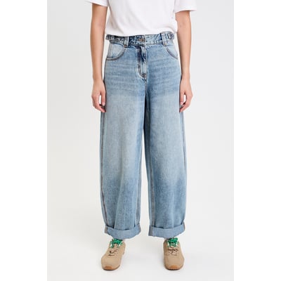 Jean barrel long en coton CACHE CACHE