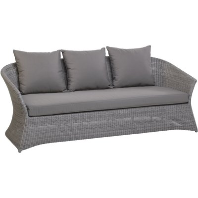 Canapé 3 pl jardin résine ZENITH KOK