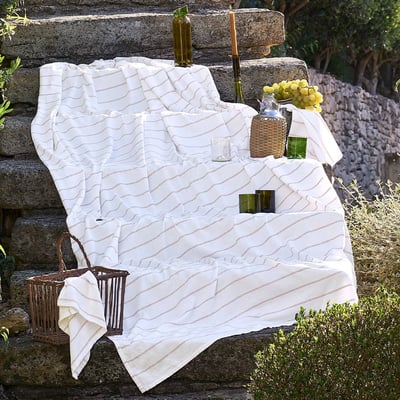 Nappe pur coton lavé RIMINI GARNIER THIEBAUT