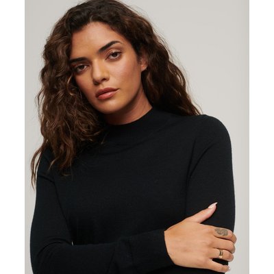 Robe en maille mérinos à manches longues SUPERDRY