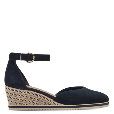 Sandales compensées en cuir TAMARIS