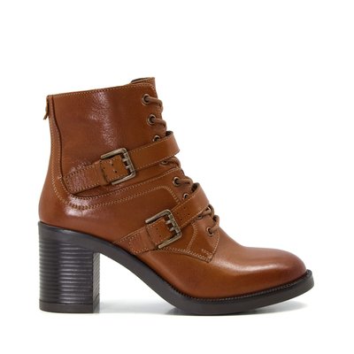 Bottines à lacets en cuir avec boucle - PASSION DUNE LONDON