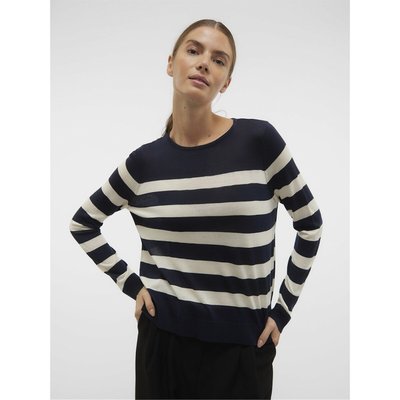 Breton Striped Jumper in Fine Knit VERO MODA