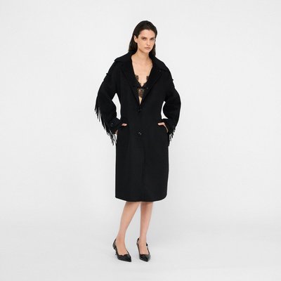 Trench-coat en laine avec franges LIU JO