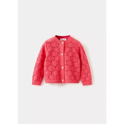 Cardigan maille ajourée MANGO BABY
