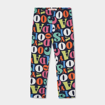 Legging fille imprimé lettres BOBOLI