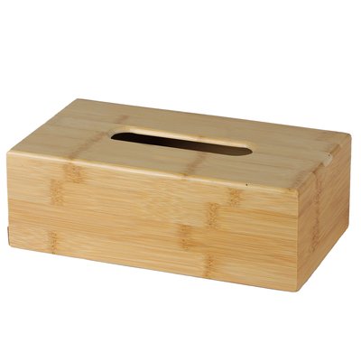 Boîte à mouchoirs rectangulaire bambou 25x14x8.7cm WADIGA