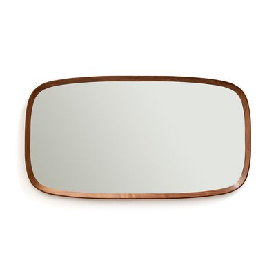 Miroir rectangulaire noyer massif, H110cm, Orion AM.PM