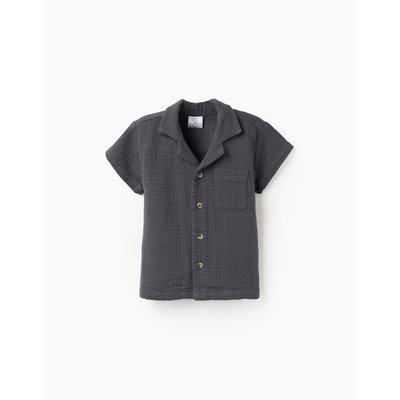 Chemise à Manches Courtes en Mousseline ZIPPY