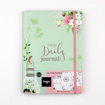 Carnet Bullet journal Bien-être fleuri DRAEGER PARIS