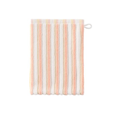 Gant de toilette coton double face COMBO CARRE BLANC