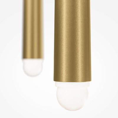 Suspension design dorée LED - 3 tiges verticales AURORA PIER IMPORT