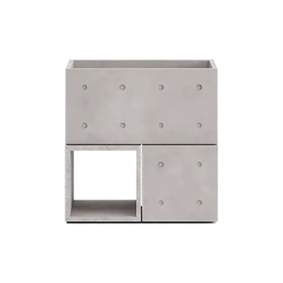 Buffet cubique 1 DICE LYON BETON