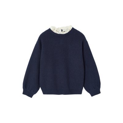 Pull col fantaisie forme loose VERTBAUDET