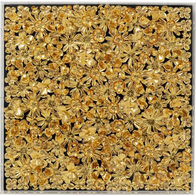 Tableau 3D fleurs 80x80cm KARE DESIGN