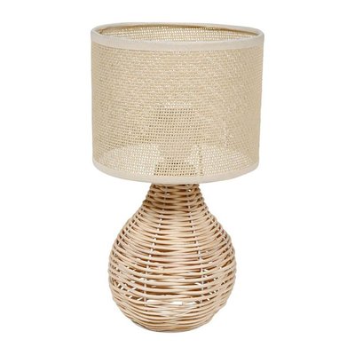 Lampe rotin abat-jour naturel DECORATIE