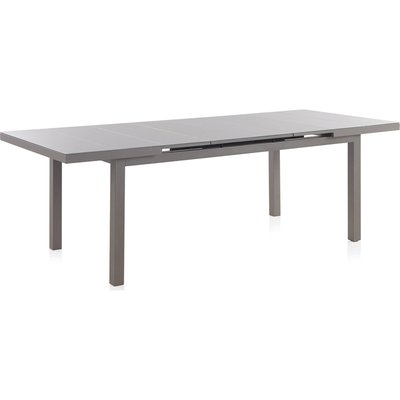 Table extensible aluminium  et verre trempé pour jardin RECOLLECTION