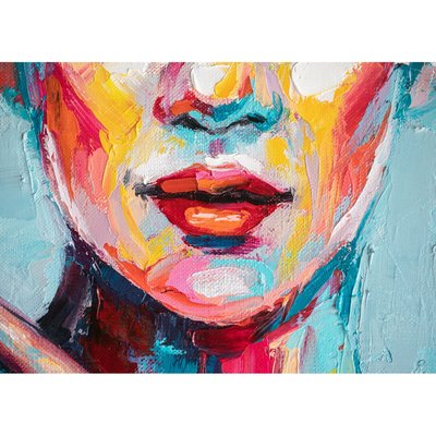Tableau Mural Peinture Bouche POP VITAMINÉ CEANOTHE