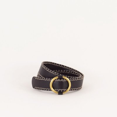 Ceinture cuir boucle ronde BRODITY SESSUN
