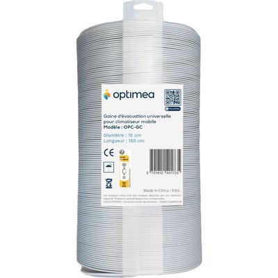 Climatiseur Accessoire Evac univ pour clim 15 cm OPTIMEA