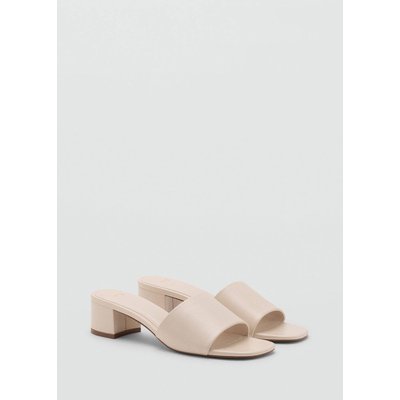 Sandales lanière à talon bloc MANGO