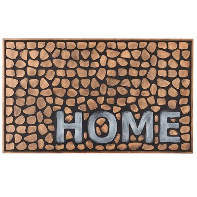 Paillasson caoutchouc galets home 75x45x1cm WADIGA