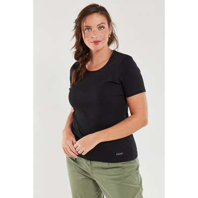 T-shirt uni col rond en coton PLOGOFF ARMOR-LUX