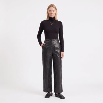 T-shirt coupe ajustée col roulé manches longues ELIZA ARTLOVE