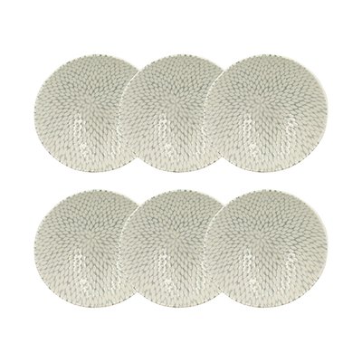 Lot de 6 coupelles en porcelaine 15cm, JASMIN NOVASTYL