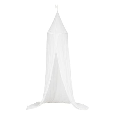Ciel de lit double gaze de coton blanc ATMOSPHERA