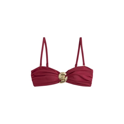 Haut de bikini bandeau à détail métallique NEXT