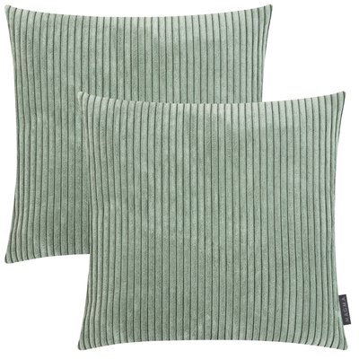 Housses de coussin velours côtelé SHARA - Lot de 2 MAGMA HEIMTEX