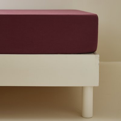Drap housse en percale lavée bonnets 40 cm COCON SYLVIE THIRIEZ