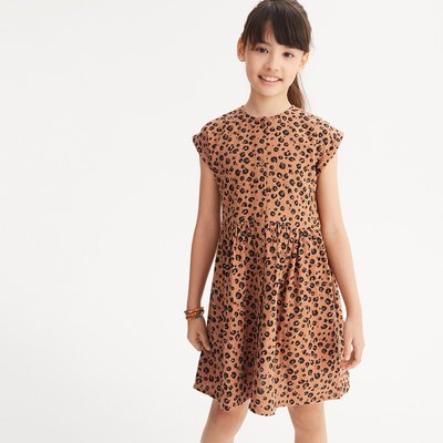 Sleeveless Flared Dress, Leopard Print LA REDOUTE COLLECTIONS