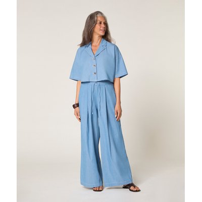 Chemise oversize bleu chambray RODIER