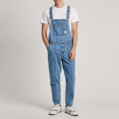 Salopette Longue Coupe Large En Denim PEPE JEANS